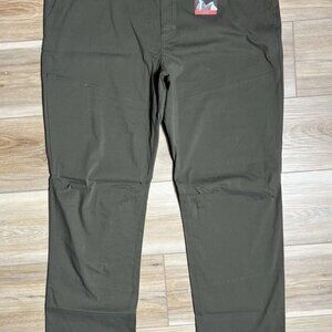 NWT Mountain Hardwear Green Ridgeline AP Pants - Men Size 38 X 34